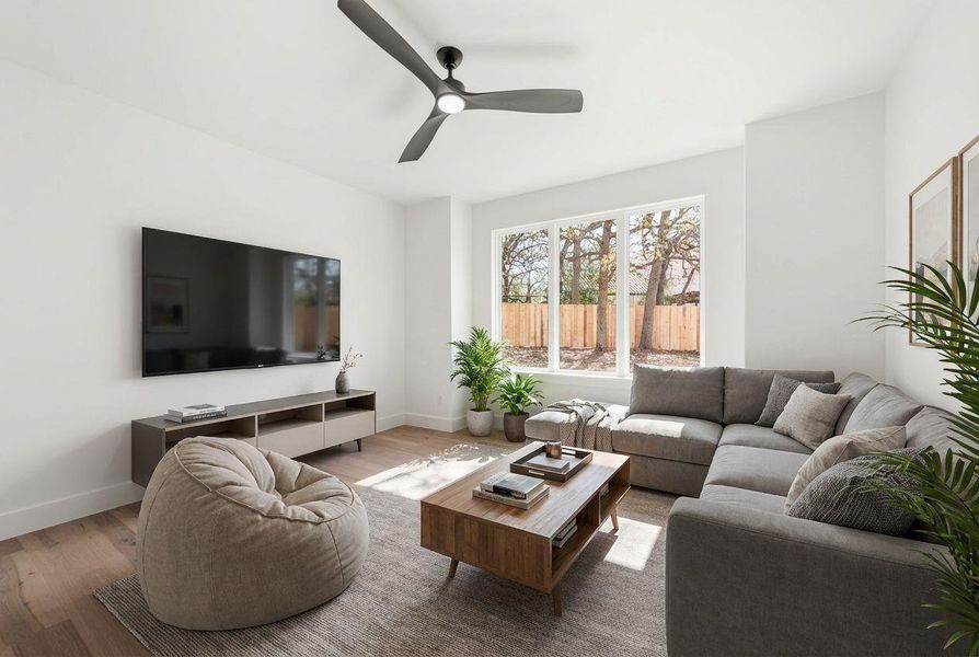 Main-Level flex space.