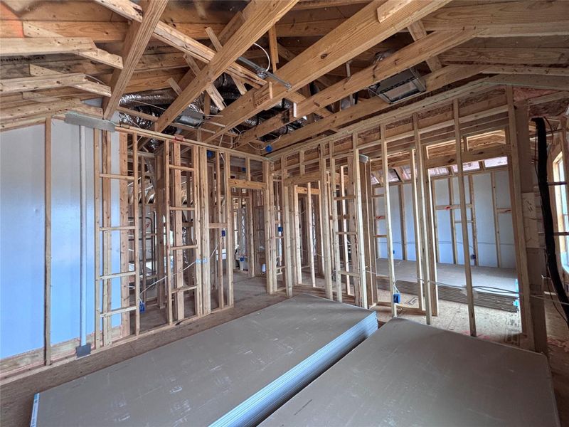 In-progress construction of a new home in The Colony 50s, Bastrop, TX (Image 20). In-progress construction of a new home in The Colony 50s, Bastrop, TX (Image 20).