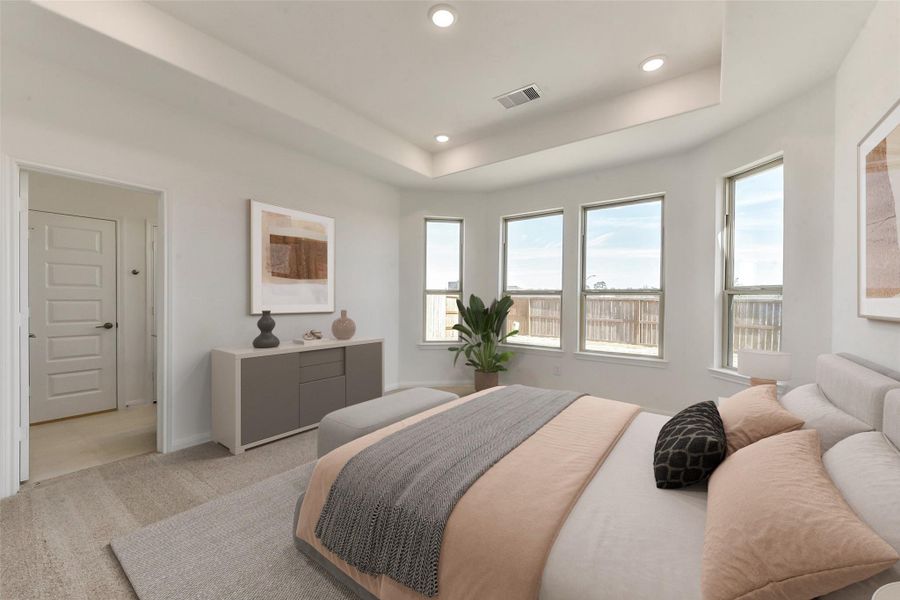 Furnished interior view inside a new home in Colony at Pinehurst, Pinehurst (Image 13).