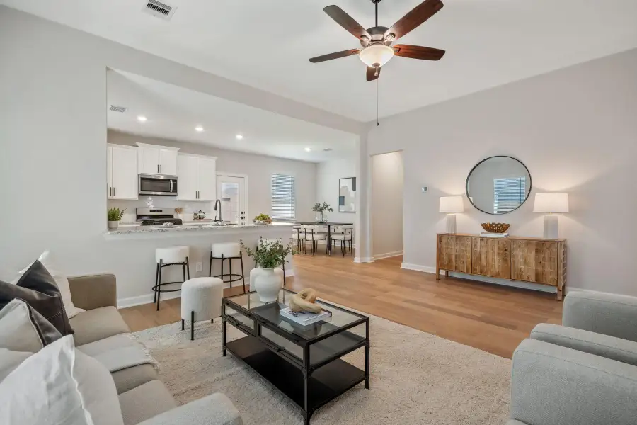 Furnished interior view inside a new home in Magnolia Woods, Magnolia (Image 10).