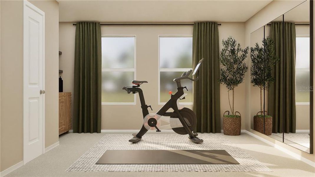 Furnished interior view inside a new home in Crosswinds, Haines City (Image 4).