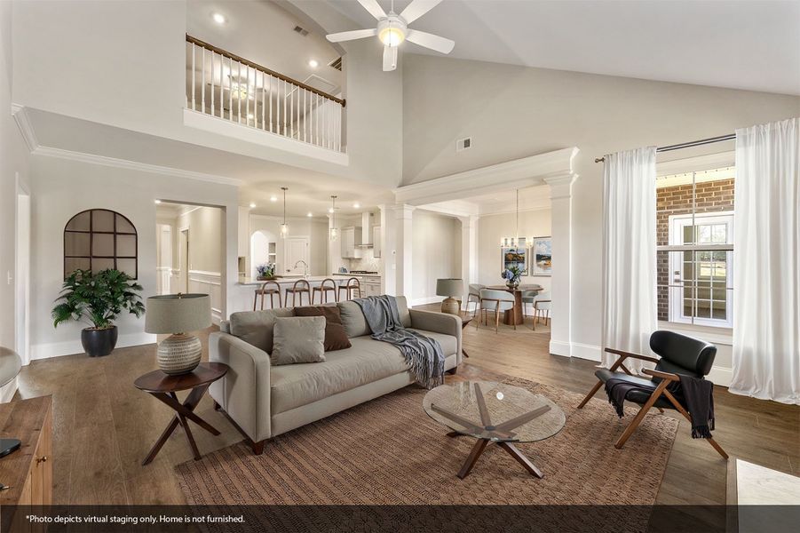 Furnished interior view inside a new home in Walnut Grove, Easley (Image 9).