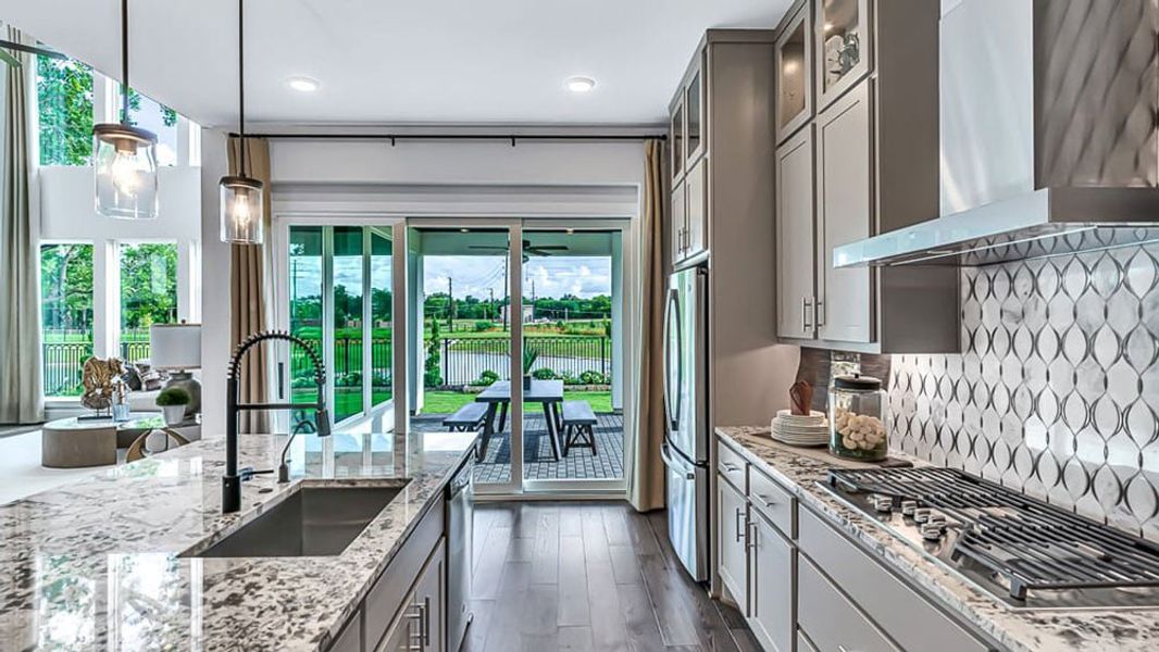 Furnished interior view inside a new home in Avalon at Cypress, Cypress (Image 24).