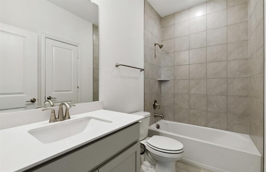 Upgraded secondary bathroom Upgraded secondary bathroom
