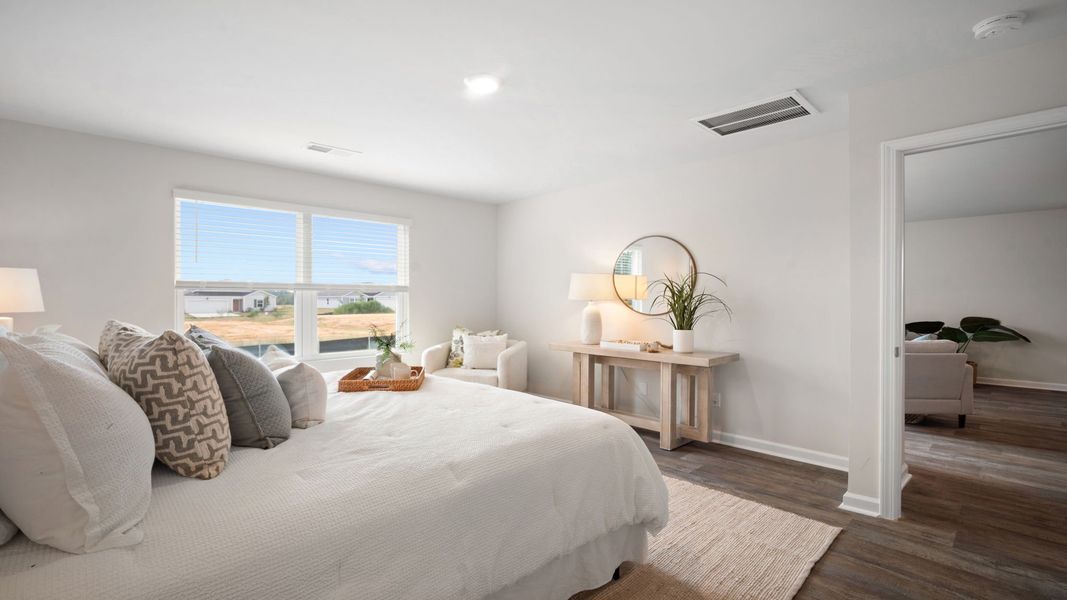 Furnished interior view inside a new home in The Retreat at East Argent, Ridgeland (Image 18). Furnished interior view inside a new home in The Retreat at East Argent, Ridgeland (Image 18).