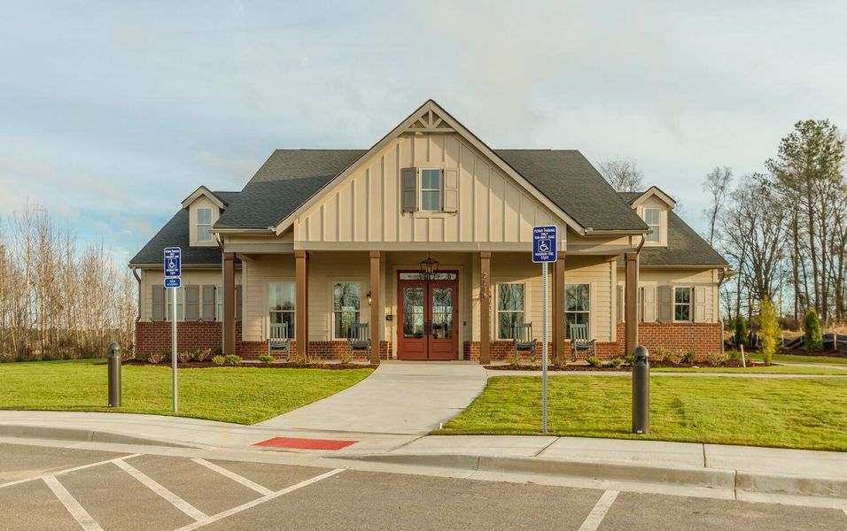 Front exterior of a new home in Sinclair at Crawford Creek, Grovetown, GA, highlighting curb appeal (Image 20).