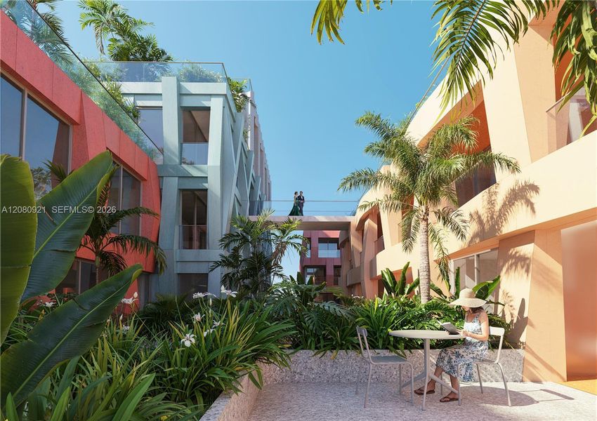 Condo located in Miami, FL showcasing its design and architecture (Image 3).