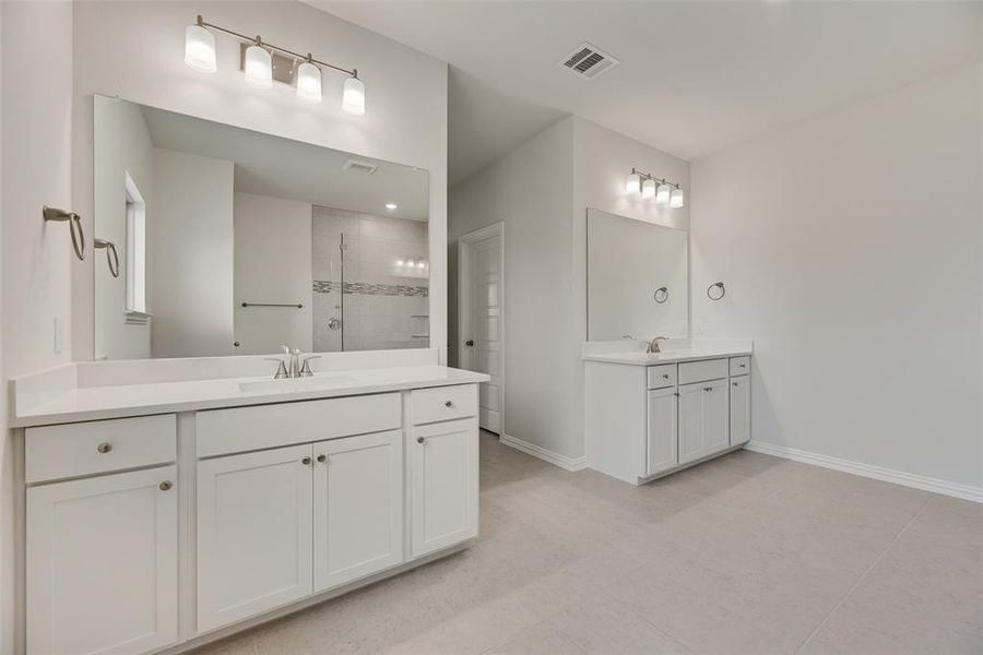 Furnished interior view inside a new home in Valencia On The Lake, Little Elm (Image 12).