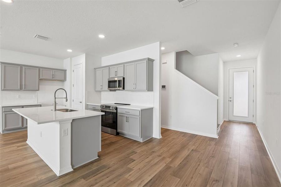 Furnished interior view inside a new home in , San Antonio (Image 4).