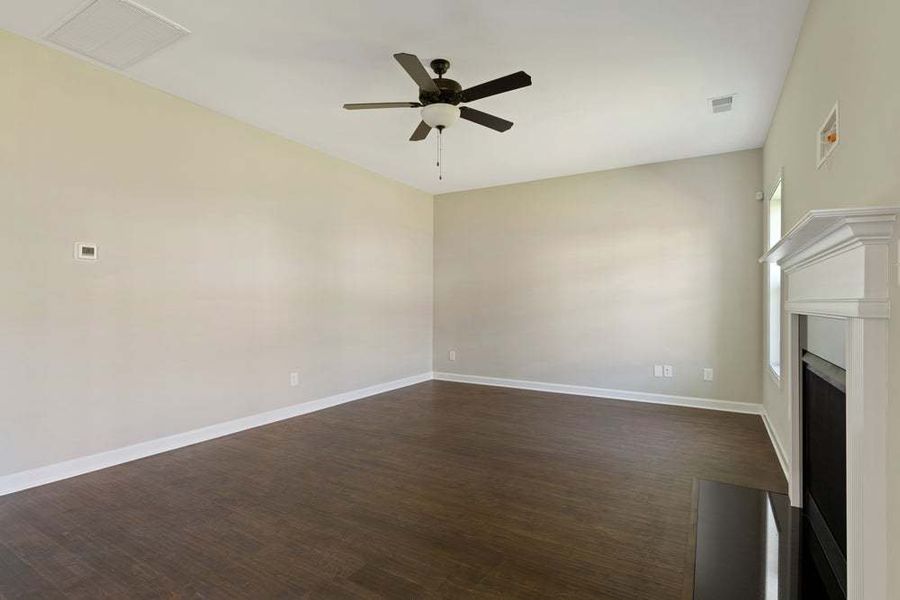 Great Room with Fireplace Option Great Room with Fireplace Option