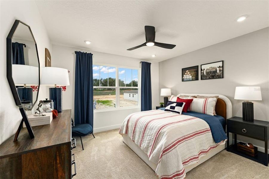 Furnished interior view inside a new home in Rainwood, Groveland (Image 15).
