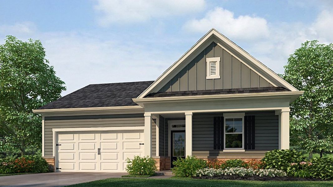 Representative exterior photo of a completed home built from the CALI by D.R. Horton in Fairhaven, Lithia Springs, GA (Image 18).