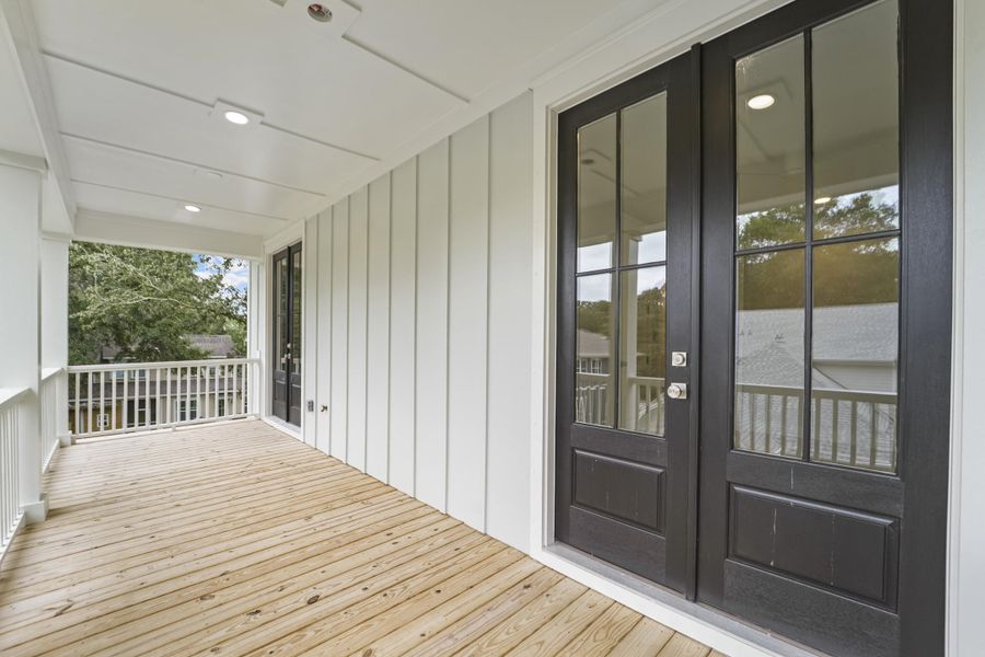 Exterior details and patio area of a home in , Johns Island (Image 34).