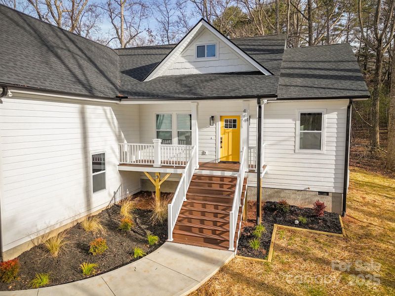 Exterior details and patio area of a home in , Swannanoa (Image 4). Exterior details and patio area of a home in , Swannanoa (Image 4).