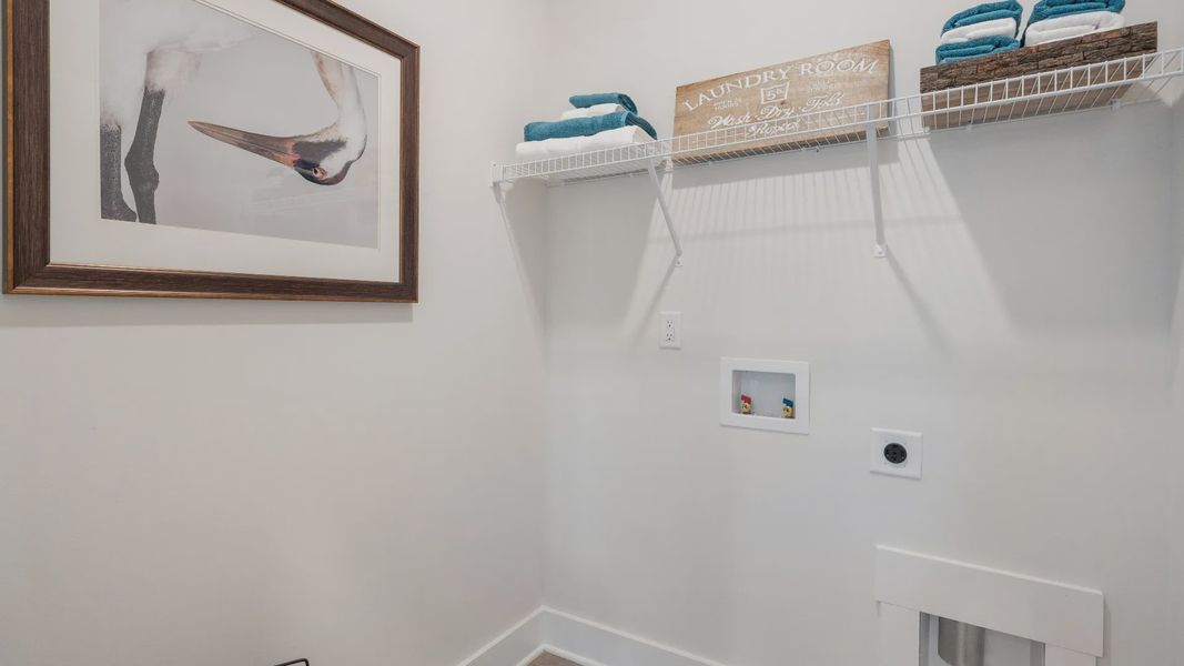 Laundry Room of The Sutherland Design by DRB Homes