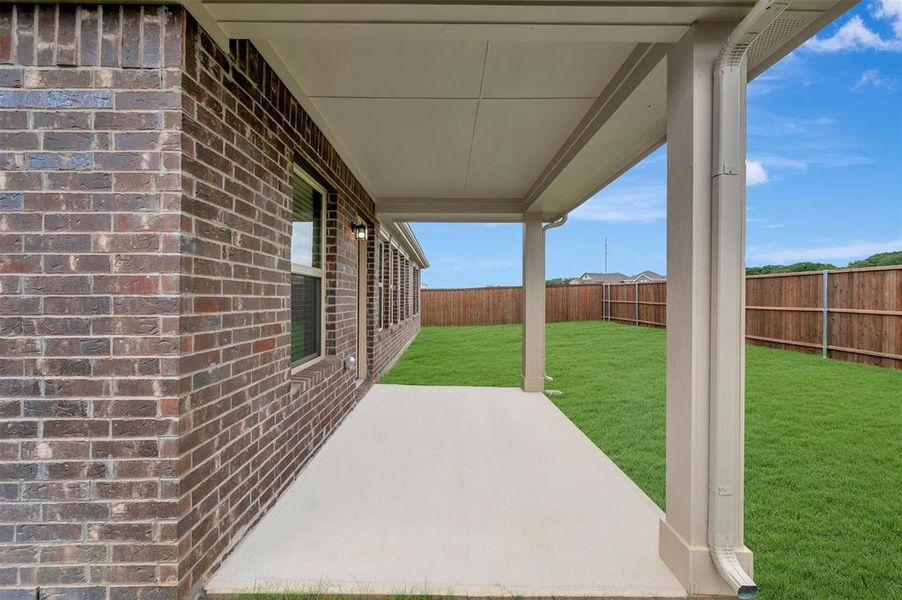 Exterior details and patio area of a home in Kings Way, Denton (Image 24). Exterior details and patio area of a home in Kings Way, Denton (Image 24).