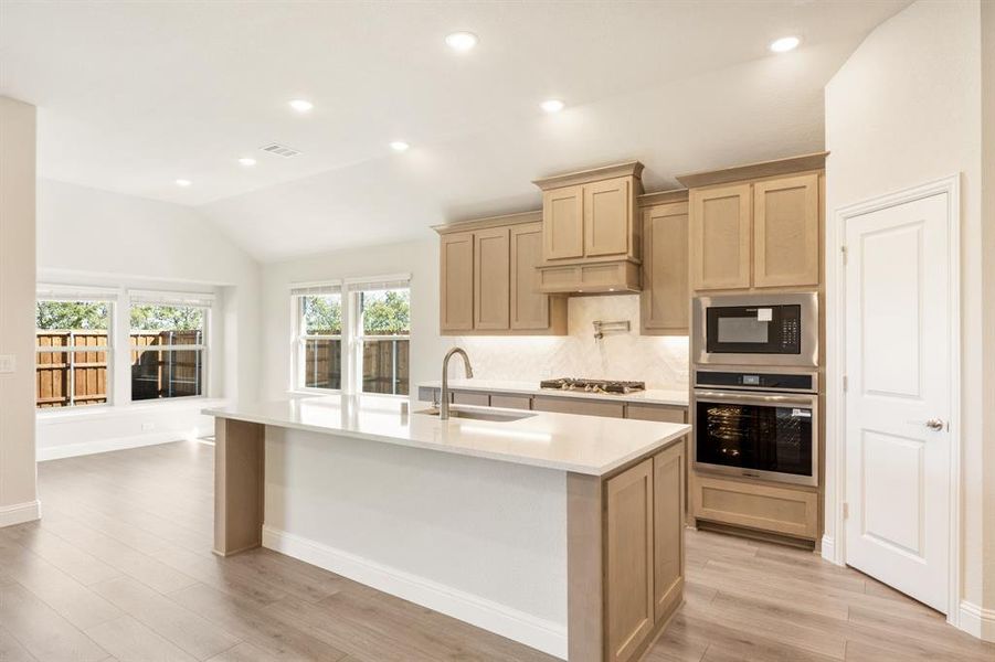 Furnished interior view inside a new home in Waterscape Classic 60s, Royse City (Image 10).