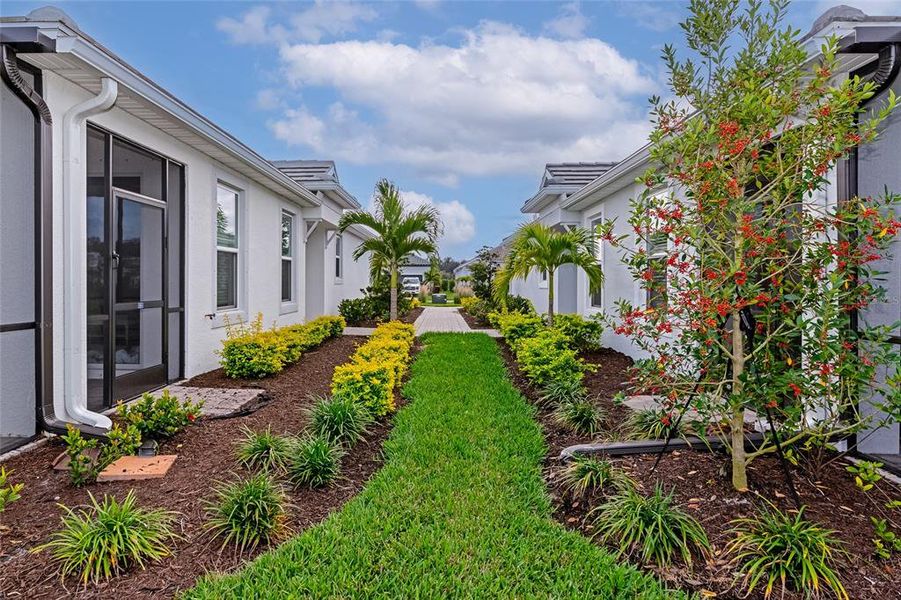 Exterior details and patio area of a home in , Sarasota (Image 32).