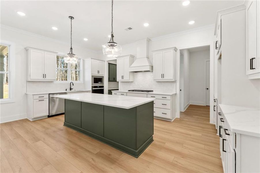 Furnished interior view inside a new home in The Reserve at Knollwood, Canton (Image 9).