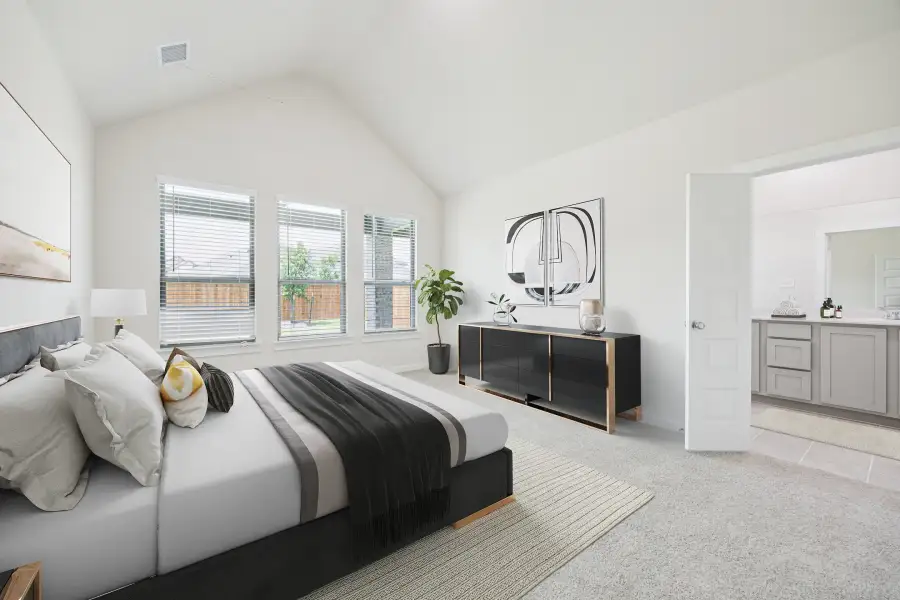 Furnished interior view inside a new home in Prairie Winds, Hutto (Image 7).