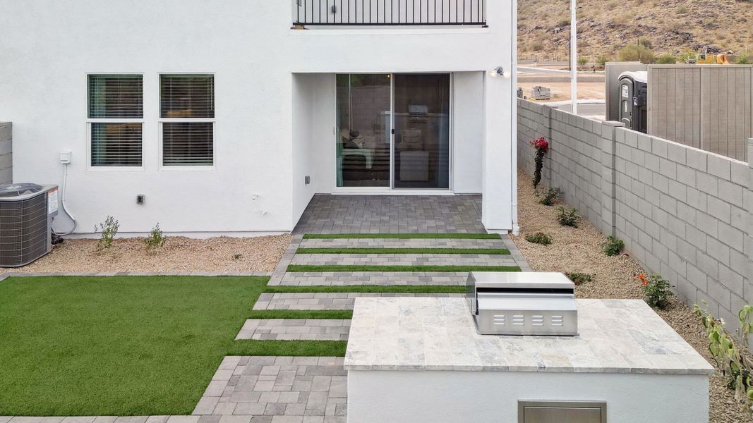 Exterior details and patio area of a home in Avance, Phoenix (Image 23).