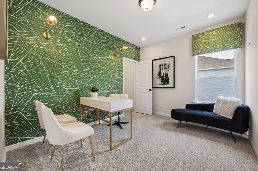 Furnished interior view inside a new home in Maddox Station, Eatonton (Image 25).