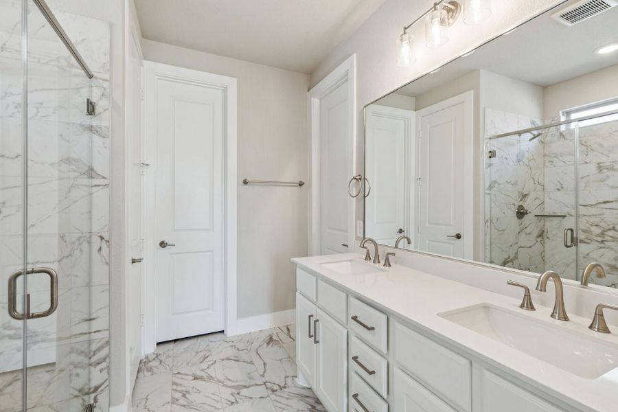 Furnished interior view inside a new home in Painted Tree Woodland West, McKinney (Image 11).
