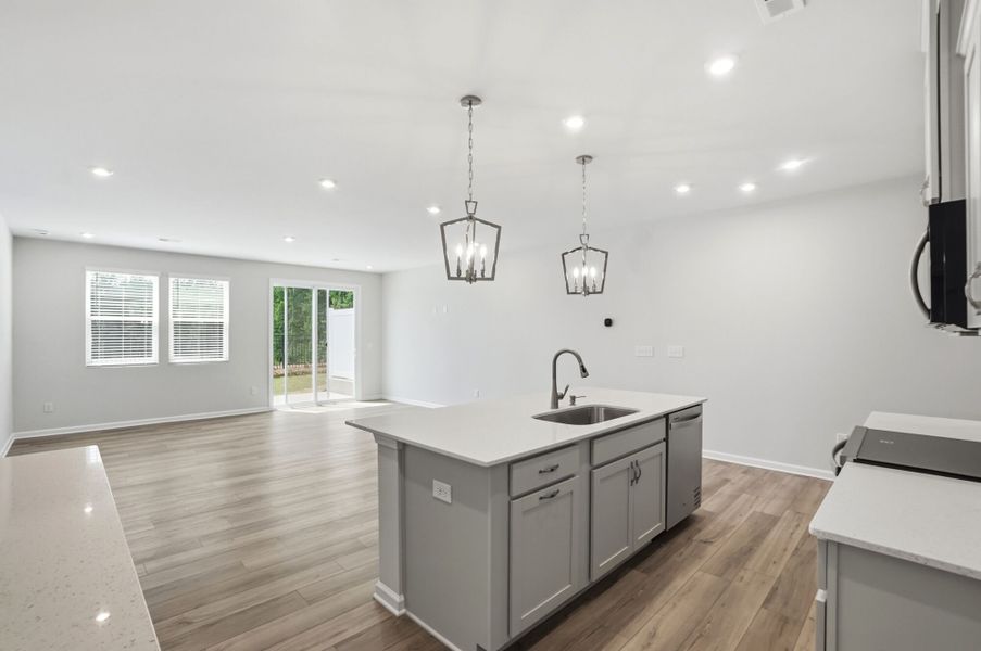 Furnished interior view inside a new home in Stonesummit at Reedy Creek, Charlotte (Image 7).