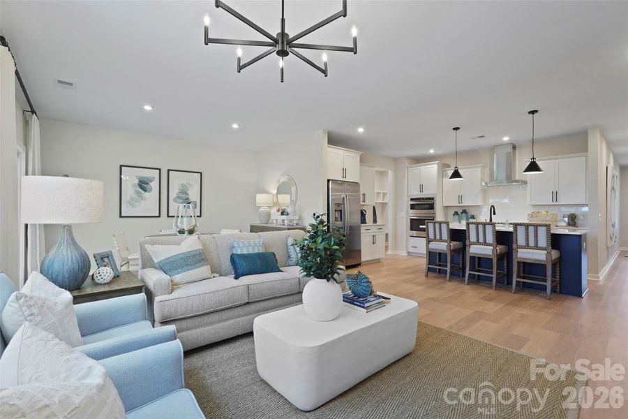 Furnished interior view inside a new home in The Retreat at Laurelbrook, Sherrills Ford (Image 30).