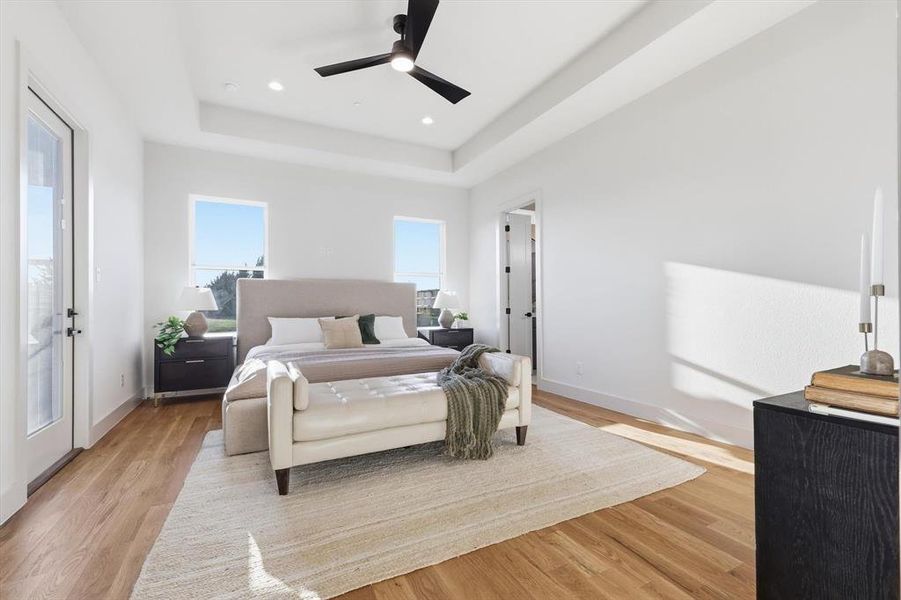 Furnished interior view inside a new home in , Red Oak (Image 31).