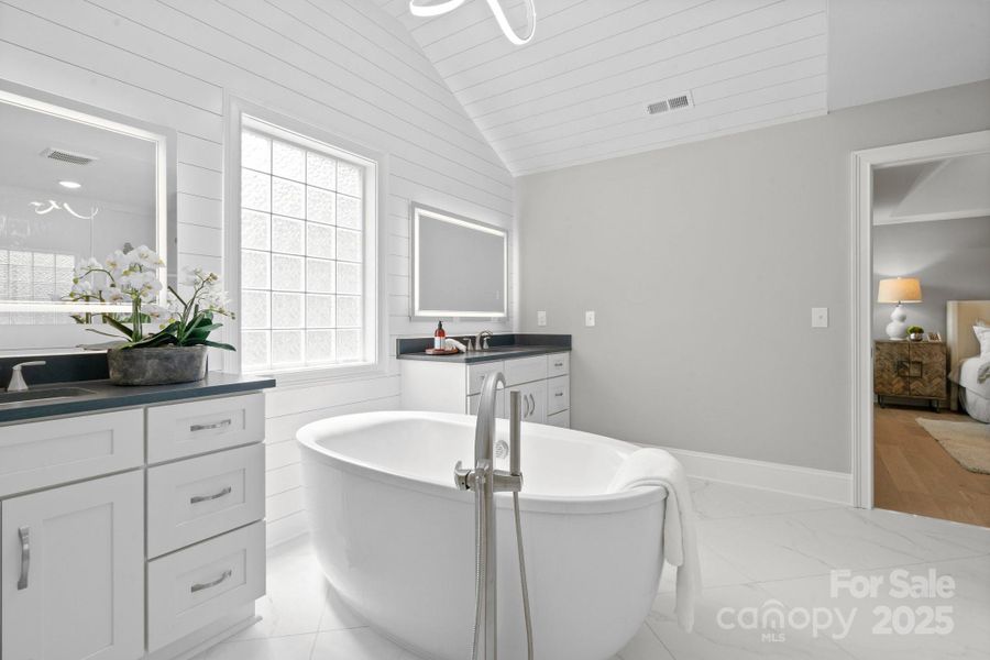 Furnished interior view inside a new home in , Charlotte (Image 31).