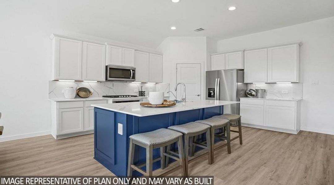 Furnished interior view inside a new home in Hills of Westlake, Conroe (Image 6).