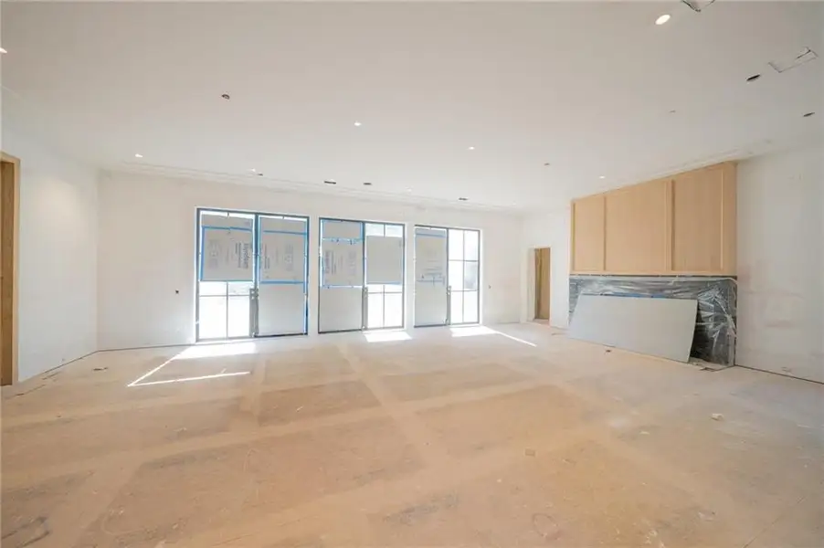 In-progress construction of a new home in , Fayetteville, GA (Image 4).