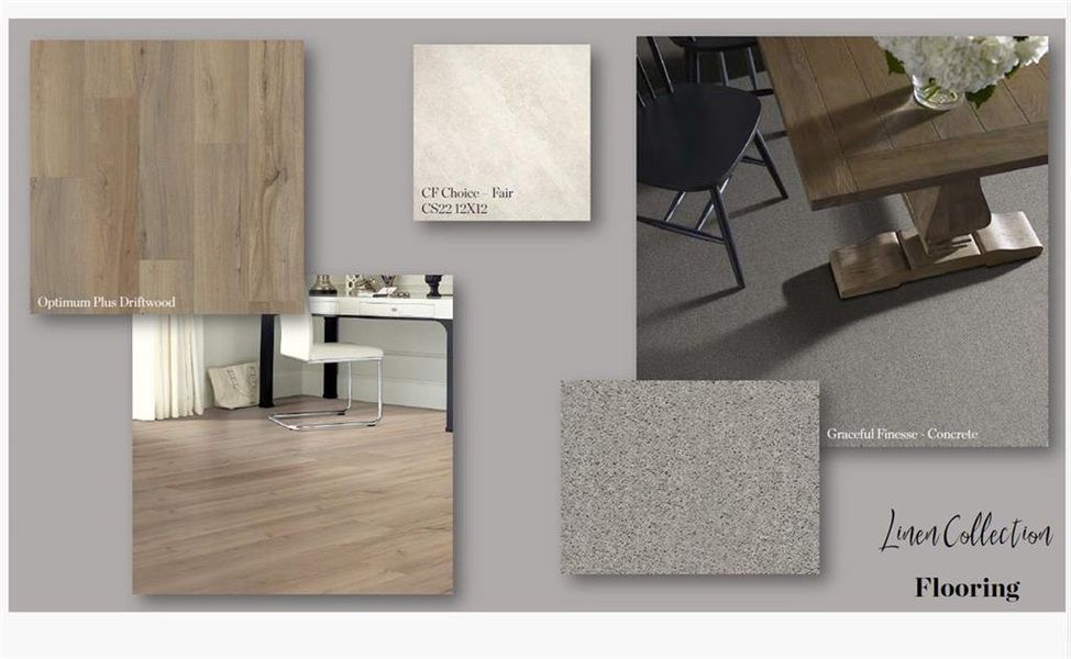 Sample of building materials used in homes in Brookside Reserve, Alpharetta (Image 26).