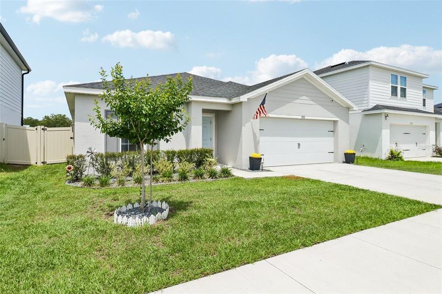 Front exterior of a new home in , Sumterville, FL, highlighting curb appeal (Image 25).