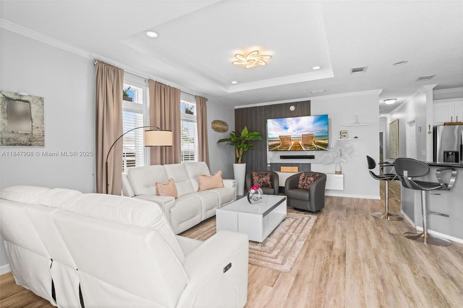 Furnished interior view inside a new home in , Davie (Image 10).