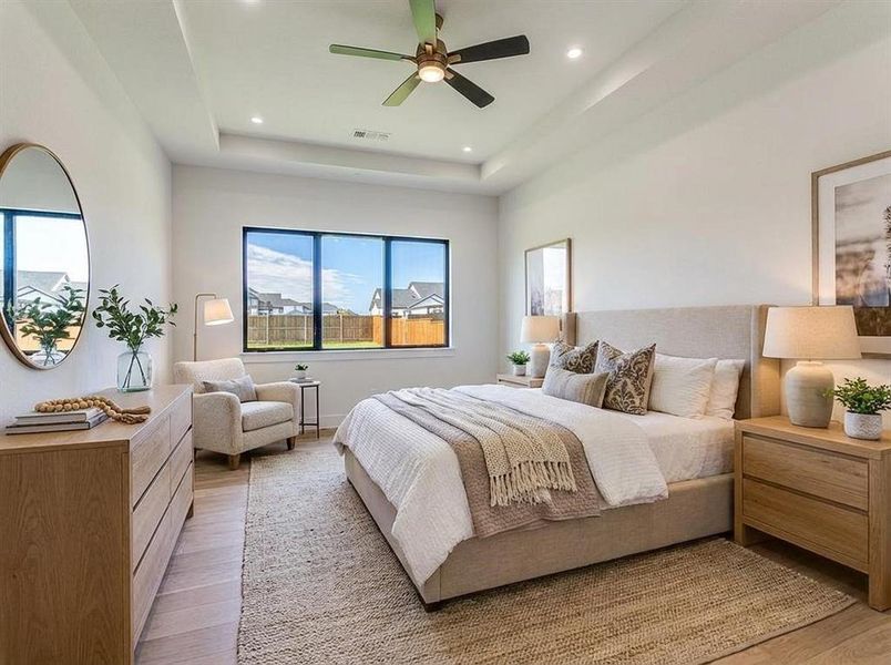 Virtual Staged Primary Bedroom Virtual Staged Primary Bedroom