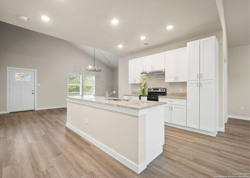 Furnished interior view inside a new home in , San Antonio (Image 5).