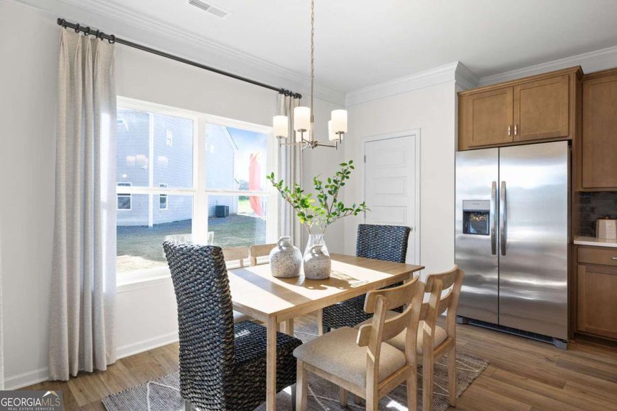 Furnished interior view inside a new home in Stonebridge North, Macon (Image 13).