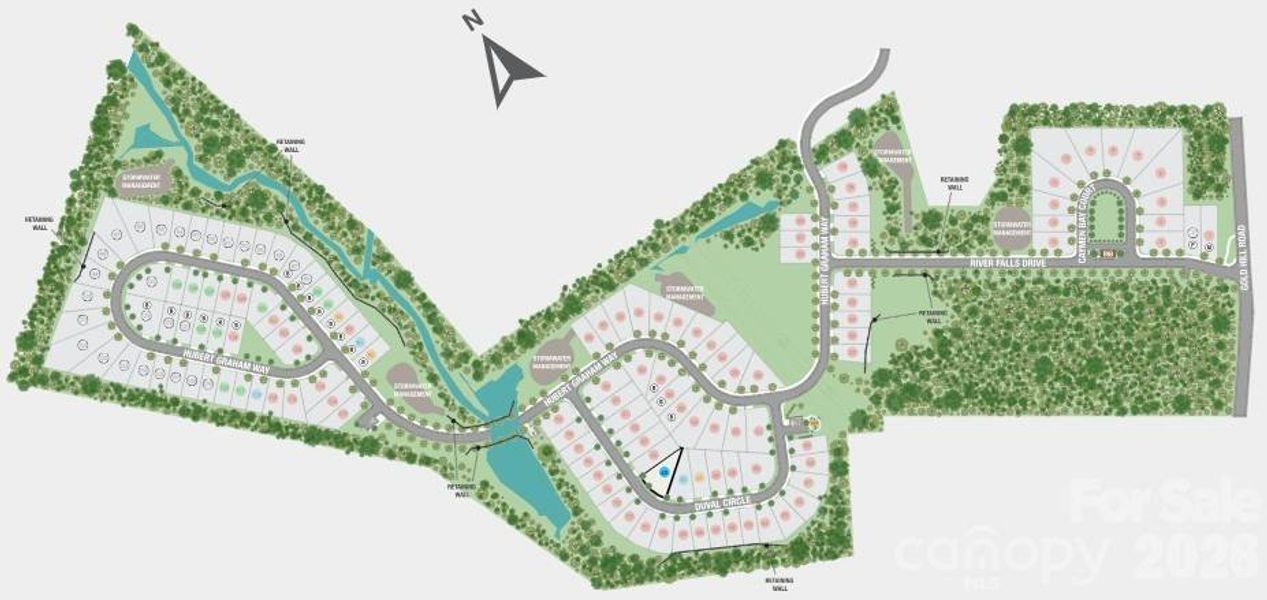 River Falls Community Site Map