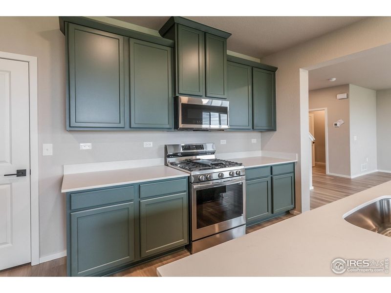 Furnished interior view inside a new home in Granary Trailblazer Collection - Single Family Homes, Johnstown (Image 15).