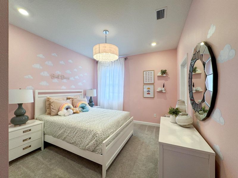 Furnished interior in a model home at Estates of Boynton Waters in Boynton Beach (Image 17).