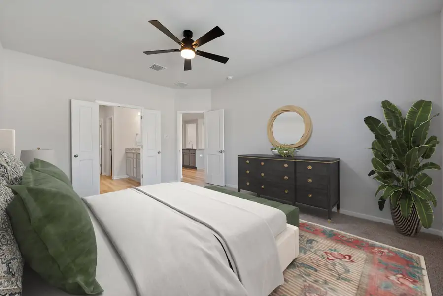 Representative furnished interior of a home built from the Millstone II by Omega Builders in Turnbo Ranch, Killeen (Image 12).