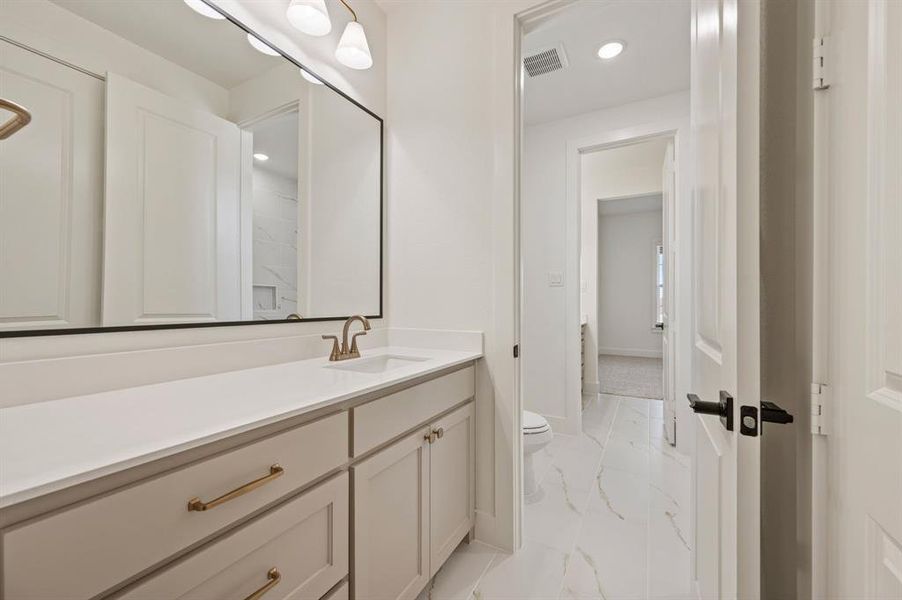Furnished interior view inside a new home in NorthGlen, Haslet (Image 11).