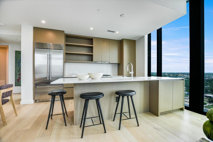 Furnished interior view inside a new home in The Modern Austin Residences, Austin (Image 12). Furnished interior view inside a new home in The Modern Austin Residences, Austin (Image 12).