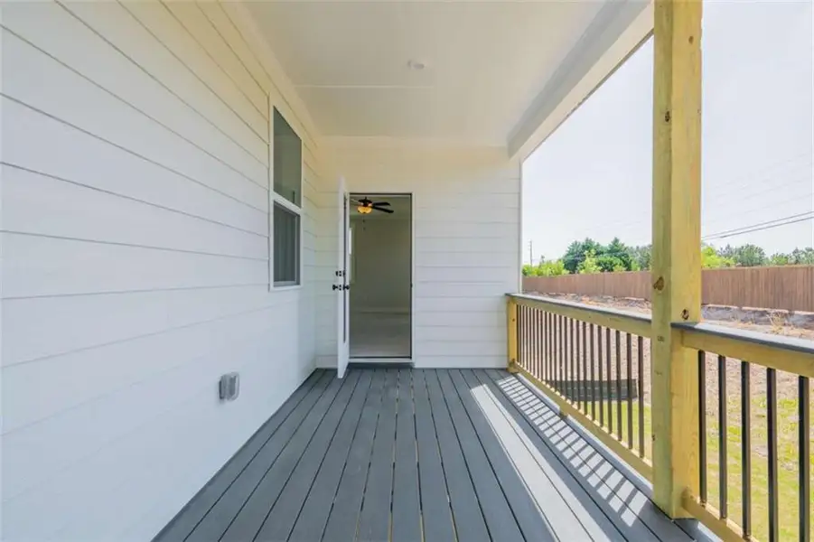 Exterior details and patio area of a home in The Paddocks at Doc Hughes, Buford (Image 21). Exterior details and patio area of a home in The Paddocks at Doc Hughes, Buford (Image 21).