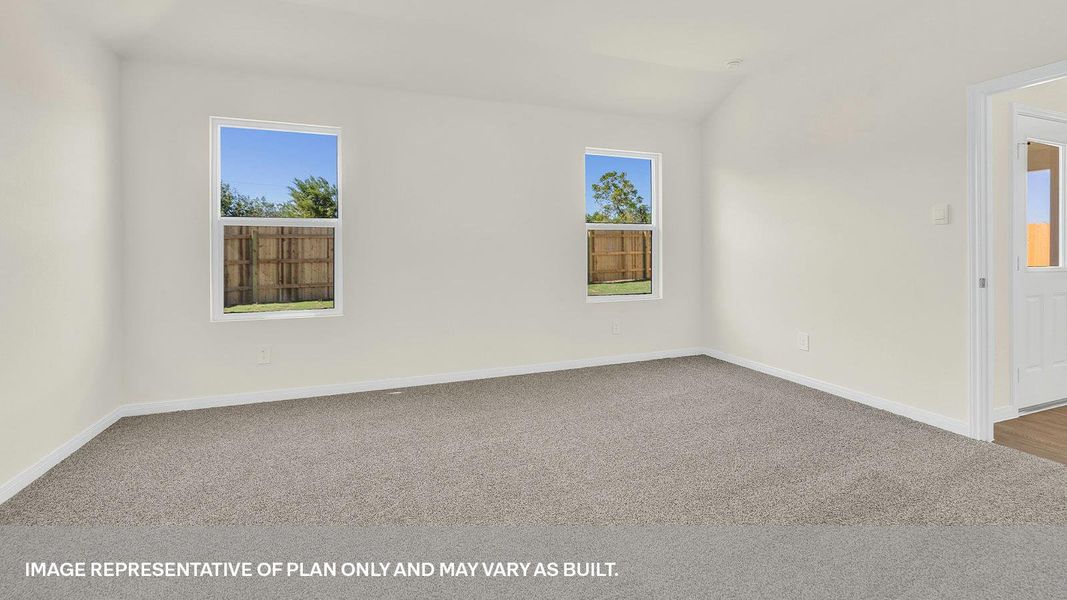 Spacious, unfurnished interior of a new home in Paramount, Kyle (Image 19).