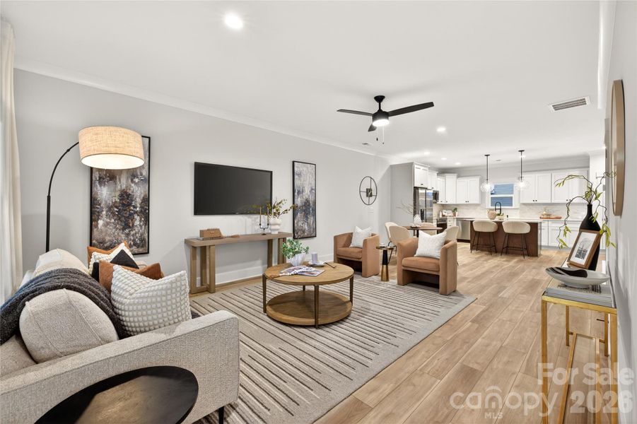 Furnished interior view inside a new home in , Davidson (Image 13).