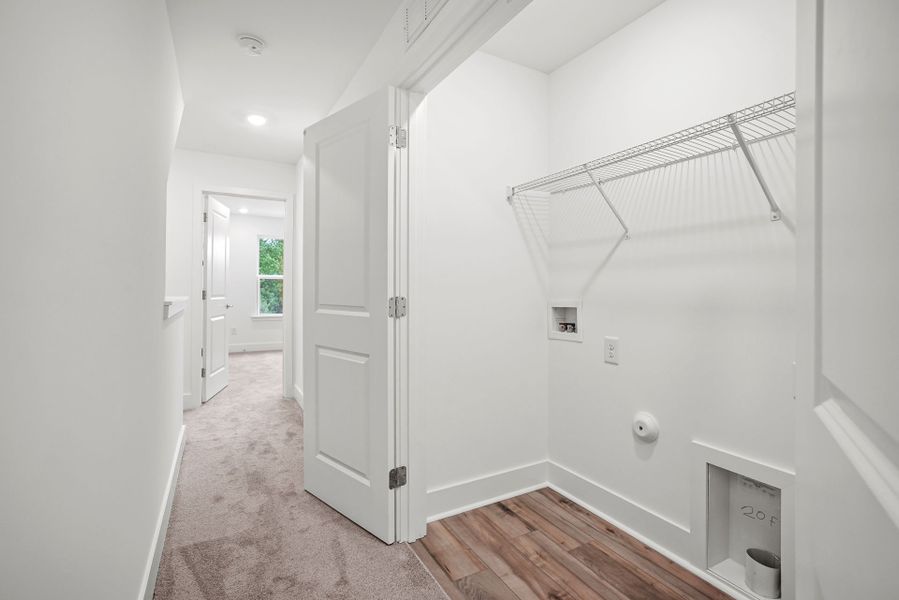 Spacious, unfurnished interior of a new home in West End Heights, Charlotte (Image 17). Spacious, unfurnished interior of a new home in West End Heights, Charlotte (Image 17).