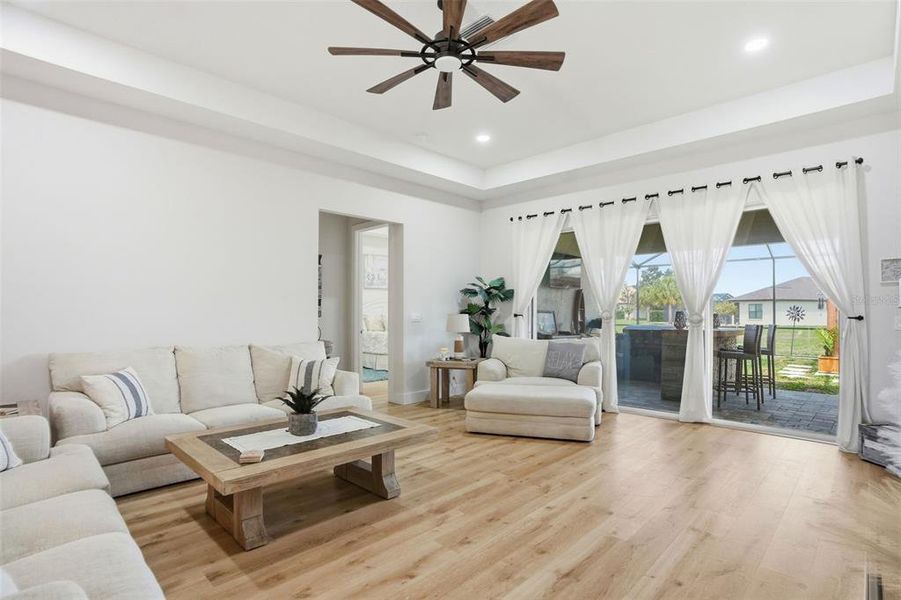 Furnished interior view inside a new home in , Weeki Wachee (Image 48).